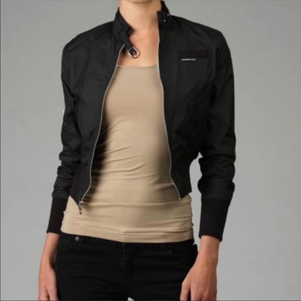 Members Only Iconic Racer Cropped Jacket